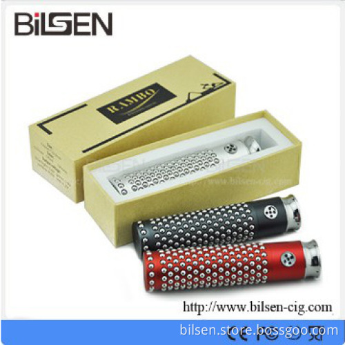 china manufacturer red,black silver red new rambo ecigator